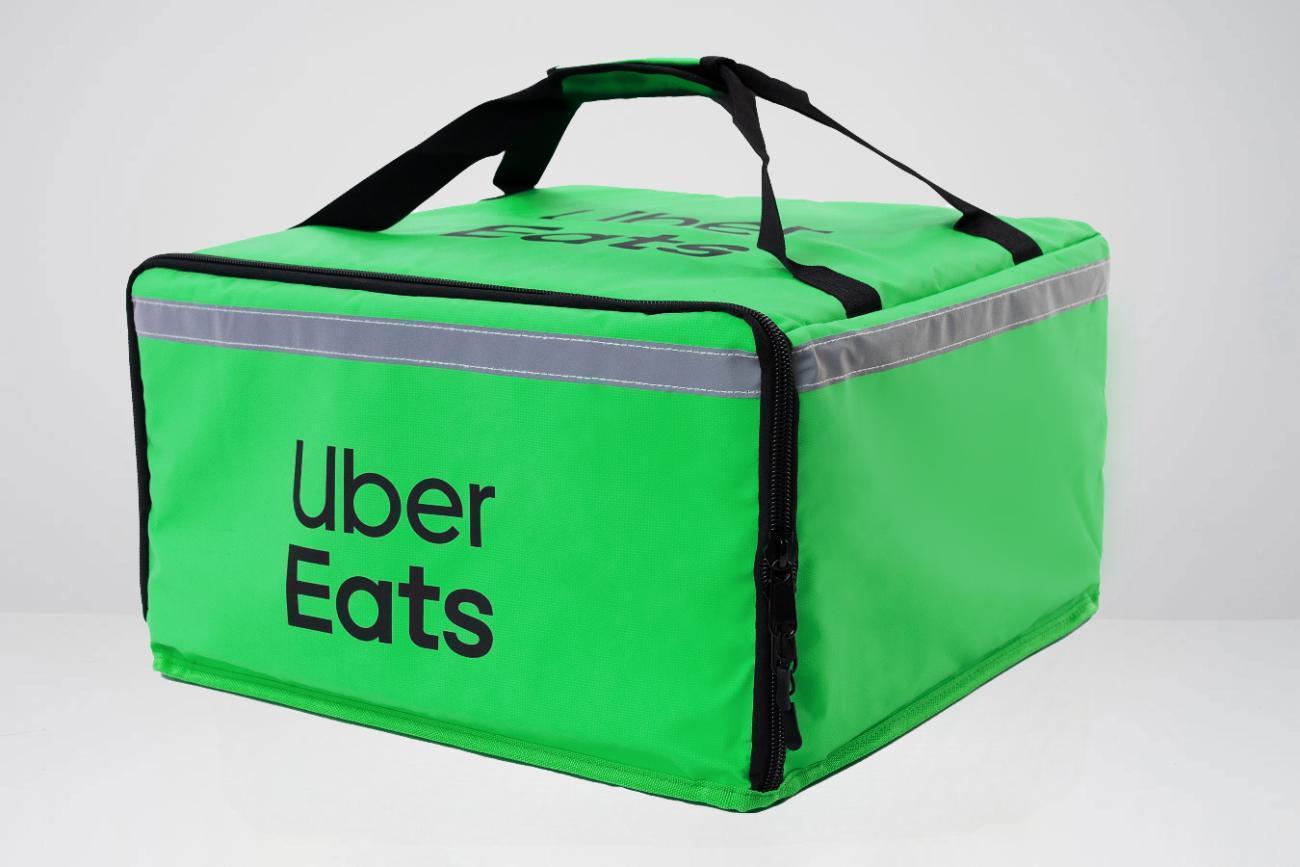 Uber Eats Bolsa Termica Mochila Repartidor En Moto Bicicleta Para