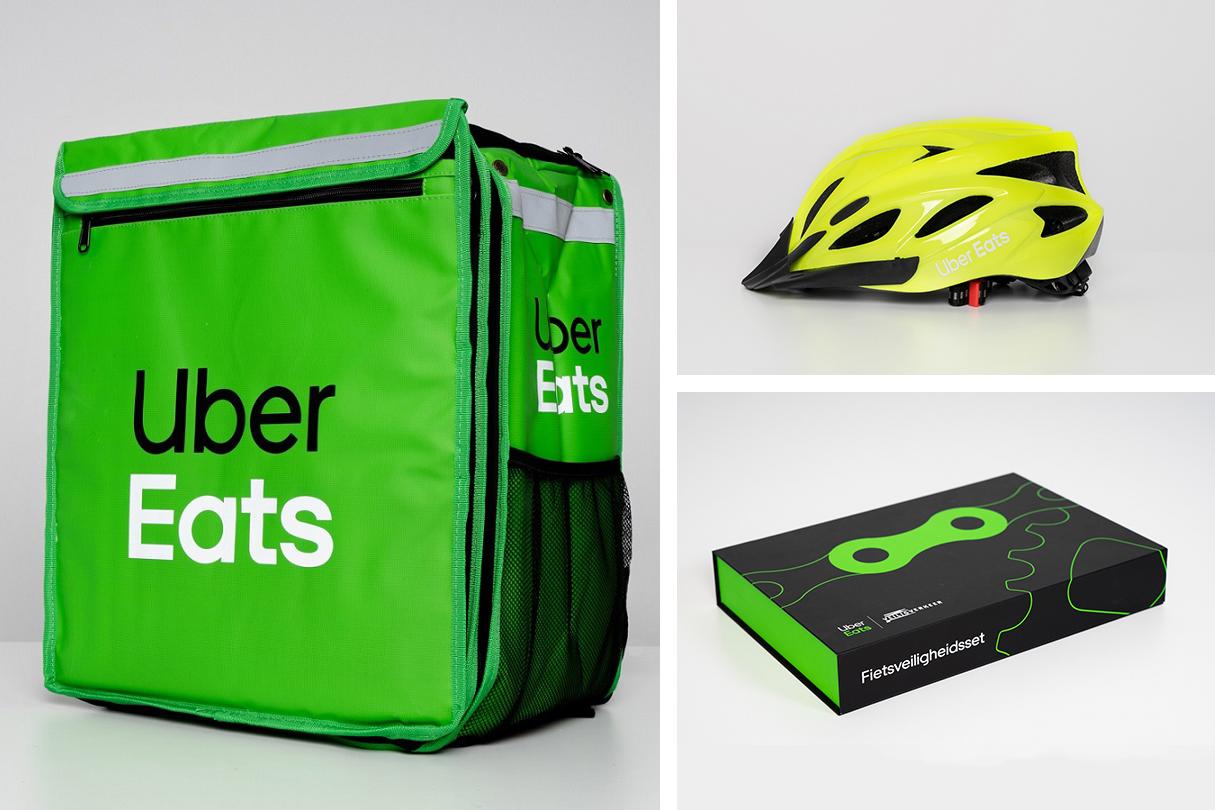 Mochila Cúbica Extensível + Kit de segurança para bicicletas + Capacete de bicicleta