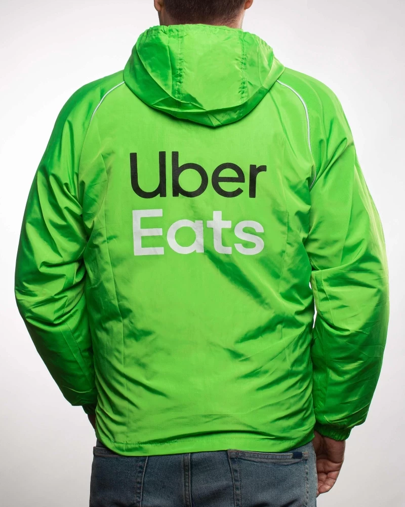 Uber Eats Mochila Cúbica Extensível + Casaco básico