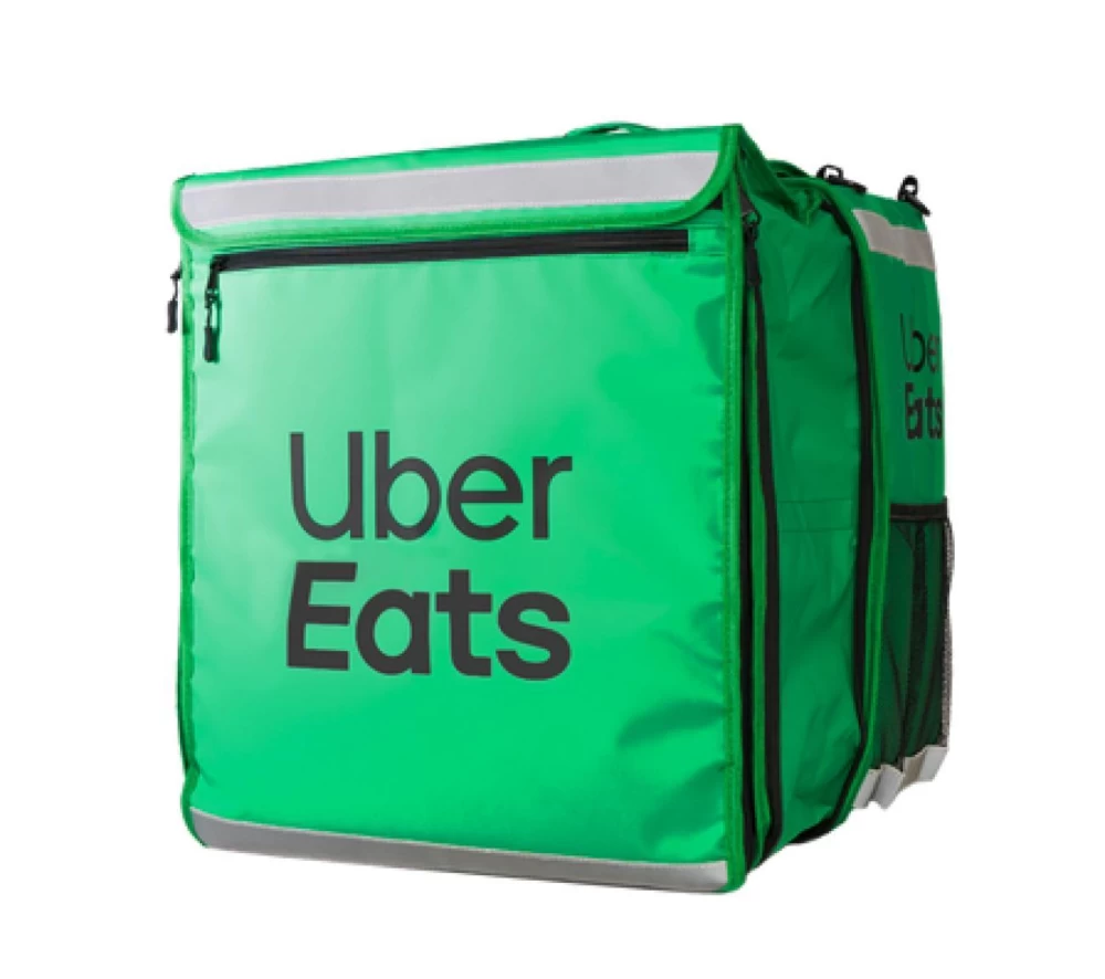Uber Eats Bolsa de Entrega Telescópica + capa de chuva