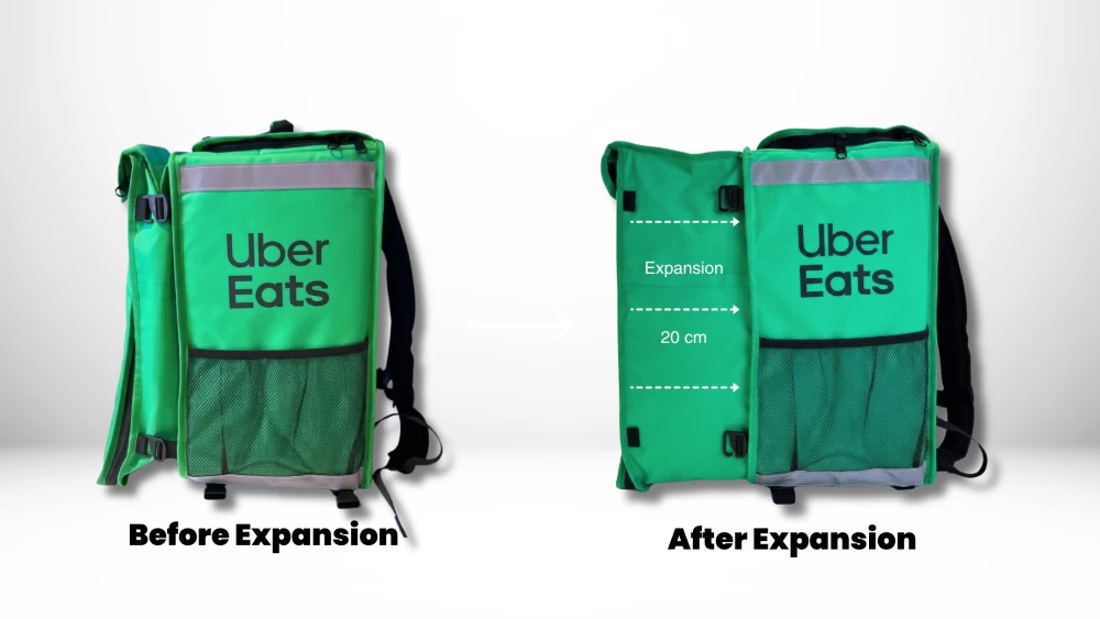 Uber Eats Bolsa de Entrega Telescópica