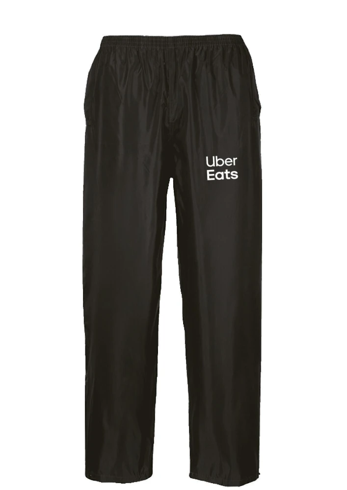 Calças de Chuva Uber Eats