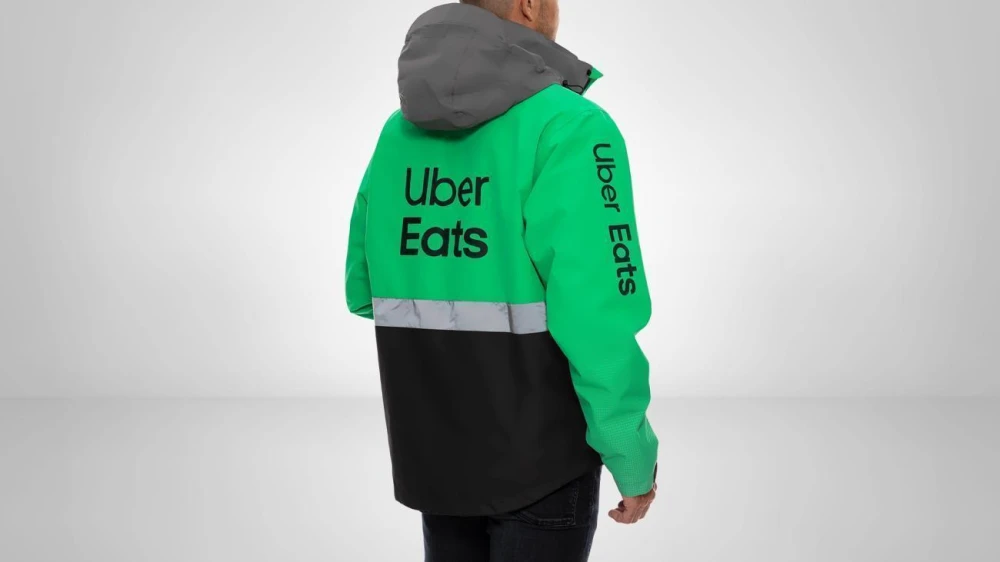 Casaco de Chuva Uber Eats