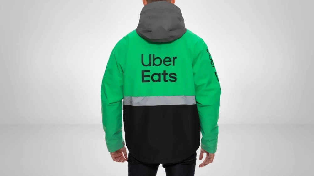 Casaco de Chuva Uber Eats